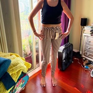 Scotch and Soda Pants - Still with Tags - Burnt Red Stripped - Size 28/32